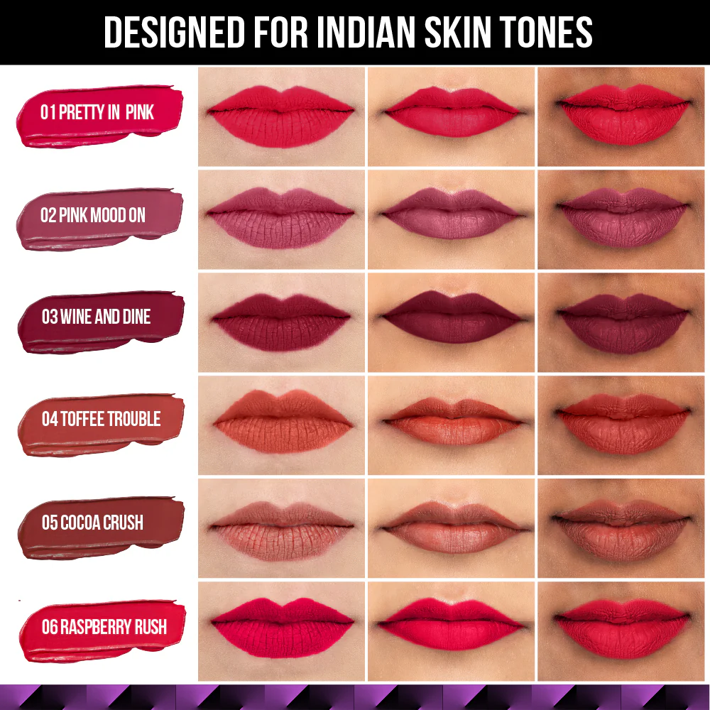 Lips Don’t Lie Liquid Lipstick - 06 Raspberry Rush - Image 5